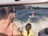 Water skiing on the Donau for beginners
